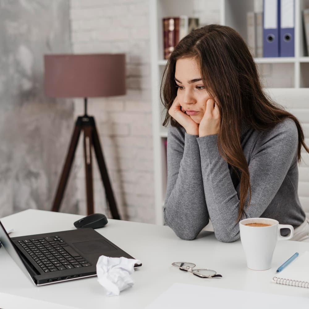 Preocupado por no tener clientes